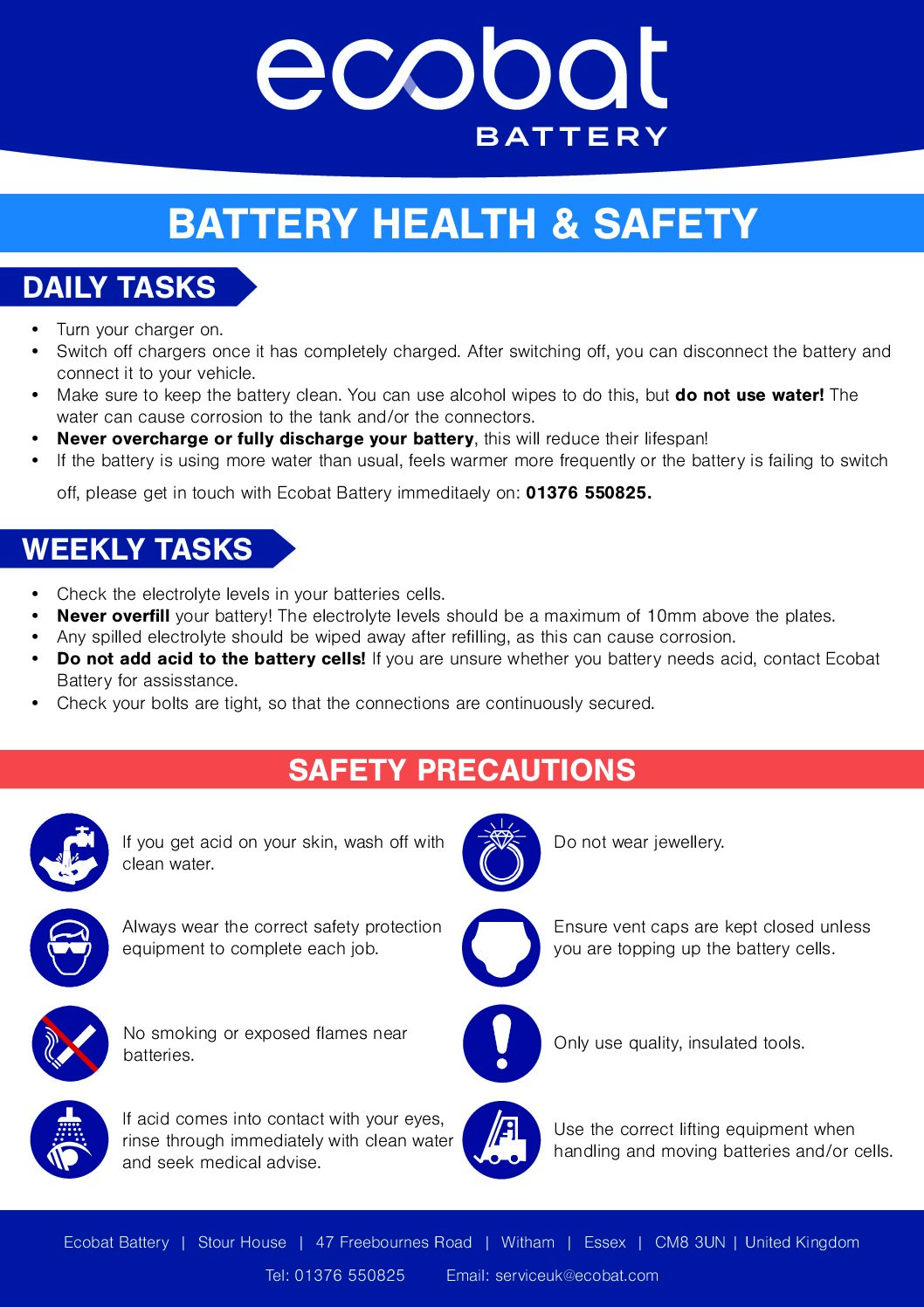 Health and Safety